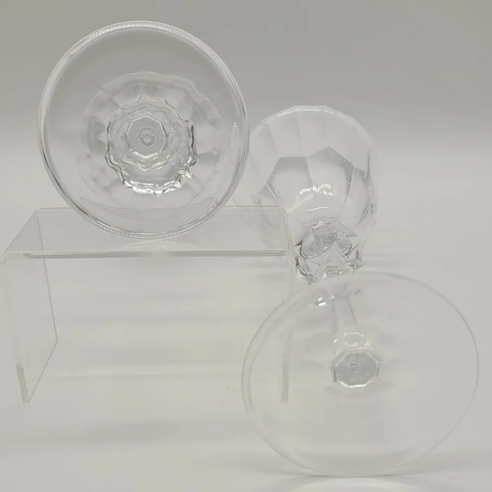 Vintage Crystal D'arques Damantis Wine Glasses Set of Two (2)​​​